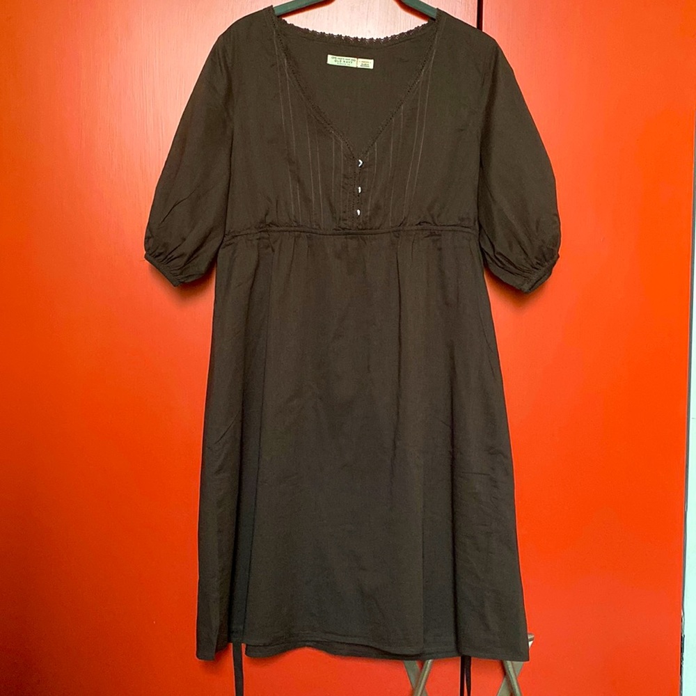 NWOT Old Navy Chocolate Brown Cotton Dress